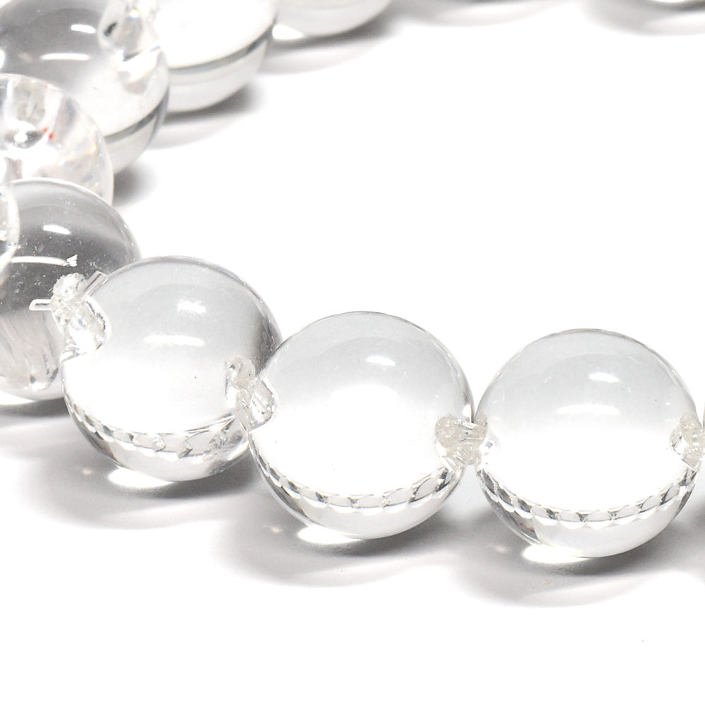 ＜The Floating Orbs＞天然水晶 ブレスレット 12-12.5mm #RL164
