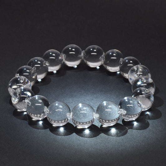 ＜The Floating Orbs＞天然水晶 ブレスレット 12-12.5mm #RL164