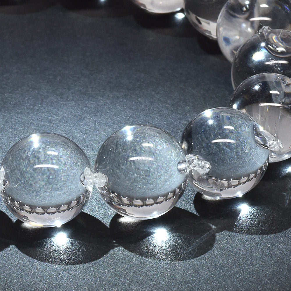 ＜The Floating Orbs＞天然水晶 ブレスレット 12-12.5mm #RL164