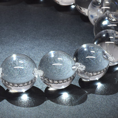 ＜The Floating Orbs＞天然水晶 ブレスレット 12-12.5mm #RL164