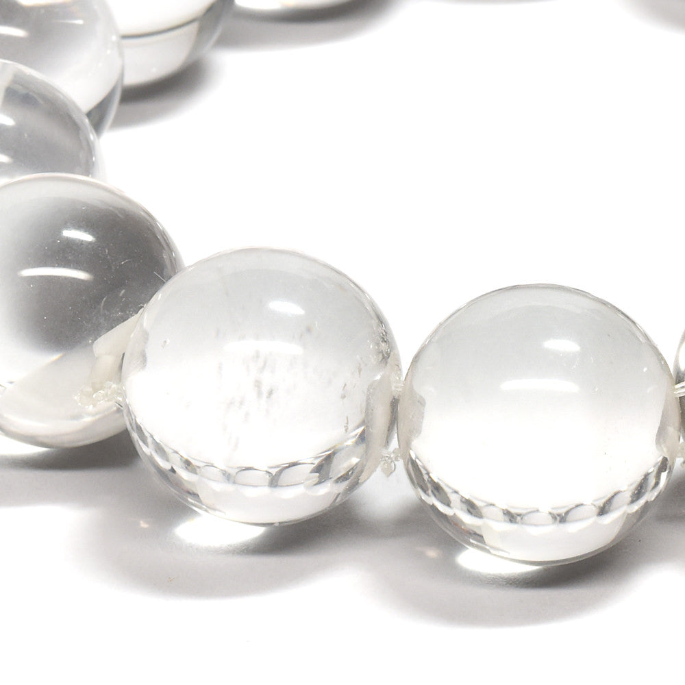 ＜The Floating Orbs＞天然水晶 ブレスレット 15-16mm #RL165