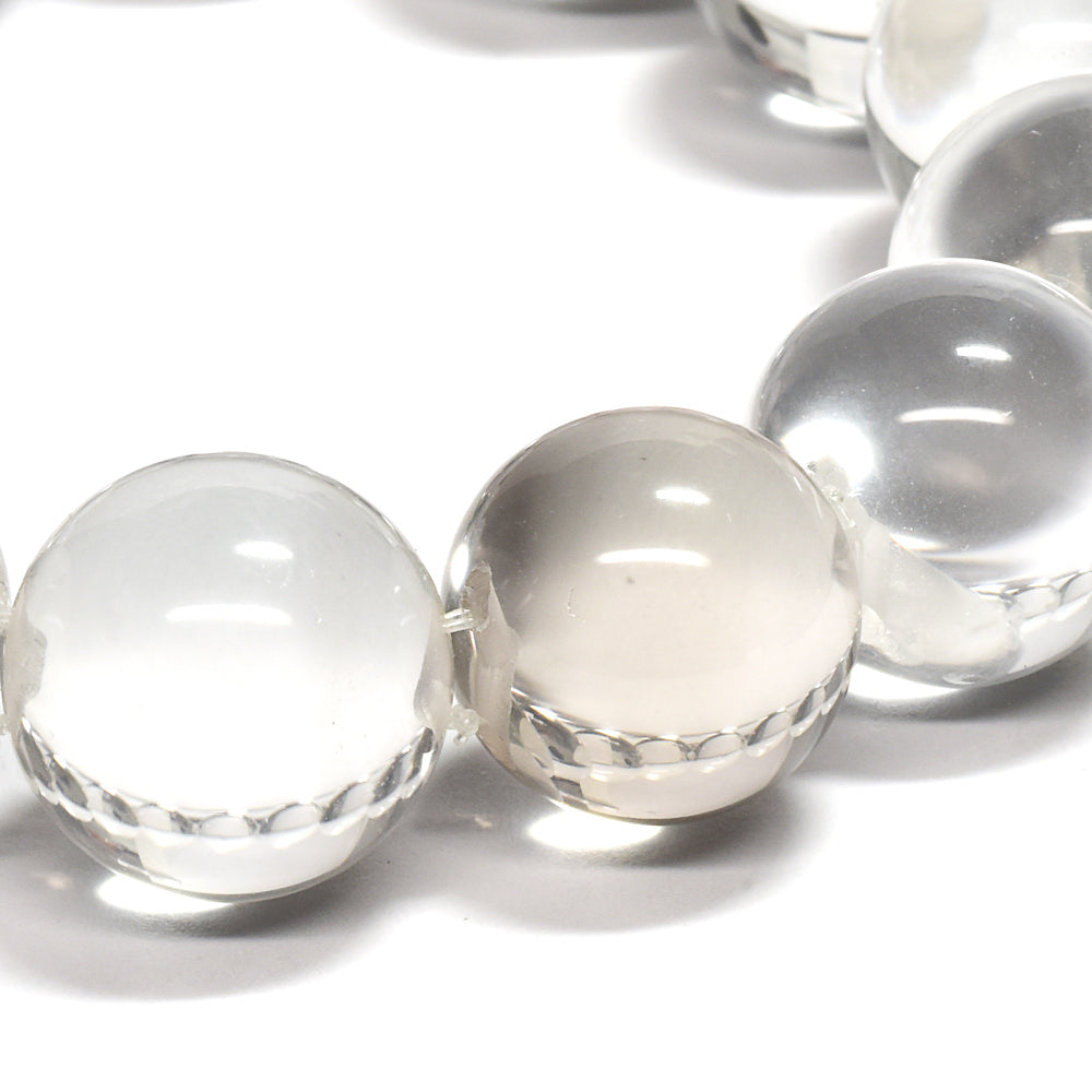 ＜The Floating Orbs＞天然水晶 ブレスレット 15-16mm #RL165