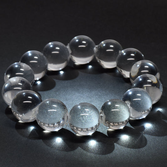 ＜The Floating Orbs＞天然水晶 ブレスレット 15-16mm #RL165