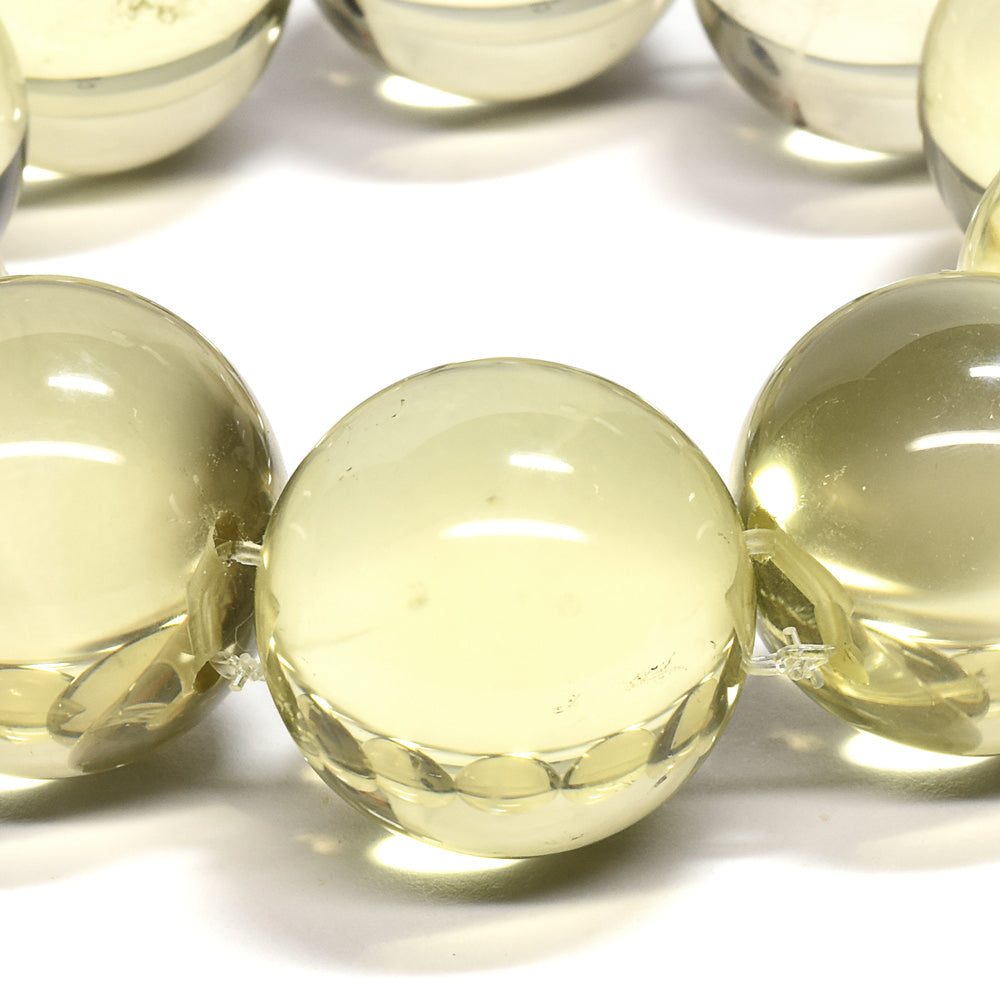 ＜The Floating Orbs＞レモンクォーツ ブレスレット 19.5-21mm #RL166
