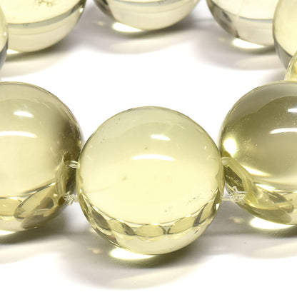 ＜The Floating Orbs＞レモンクォーツ ブレスレット 19.5-21mm #RL166