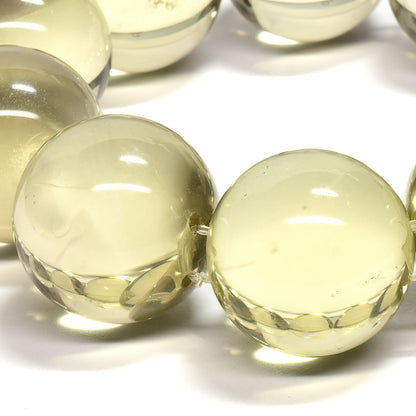 ＜The Floating Orbs＞レモンクォーツ ブレスレット 19.5-21mm #RL166