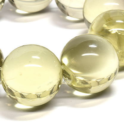 ＜The Floating Orbs＞レモンクォーツ ブレスレット 19.5-21mm #RL166
