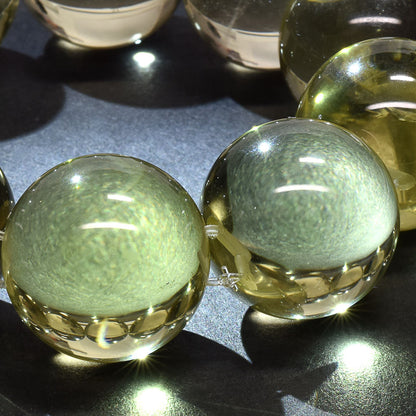 ＜The Floating Orbs＞レモンクォーツ ブレスレット 19.5-21mm #RL166