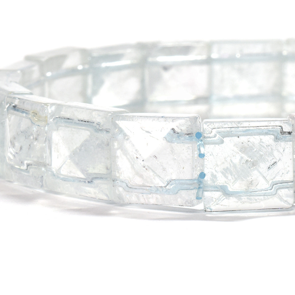 アクアマリン バングル 9.5mm #RL169