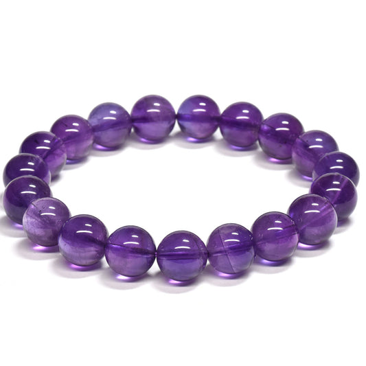 アメジスト ブレスレット 10.5mm #RL181 - premium stone gallery