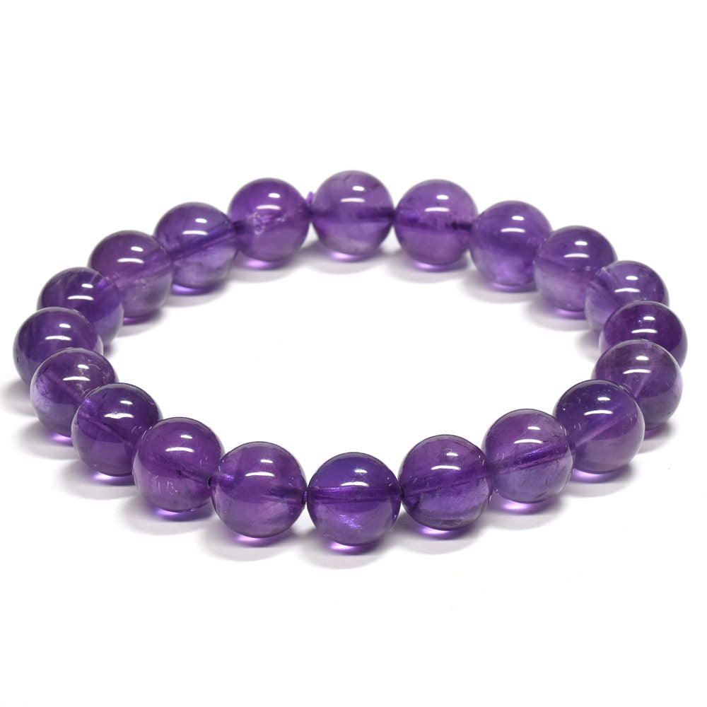 アメジスト ブレスレット 9.5mm #RL183 - premium stone gallery