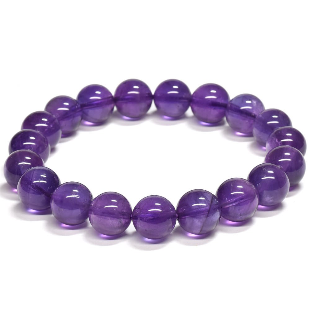 アメジスト ブレスレット 10mm #RL184 - premium stone gallery