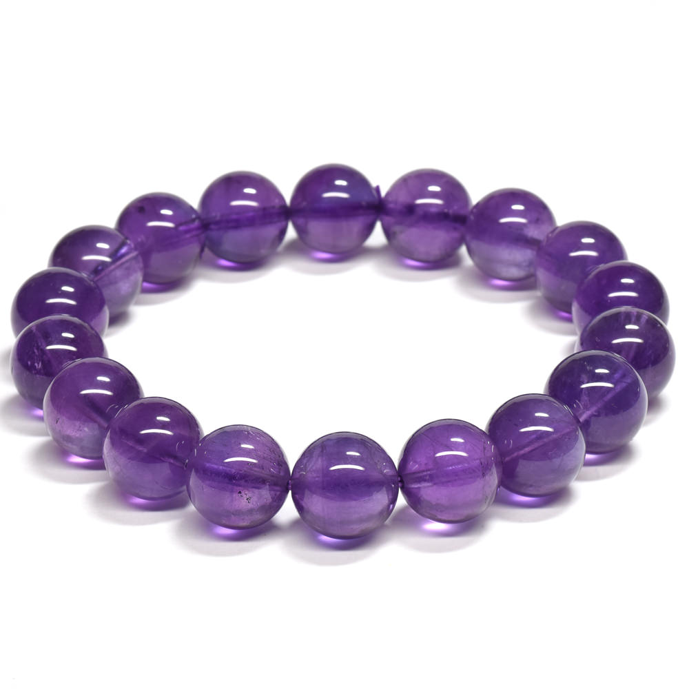 アメジスト ブレスレット 11.5mm #RL185 - premium stone gallery