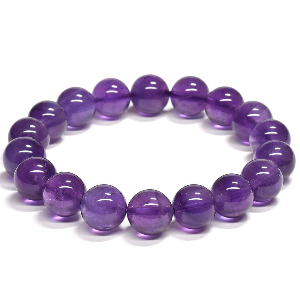 アメジスト ブレスレット 11.5mm #RL186 - premium stone gallery