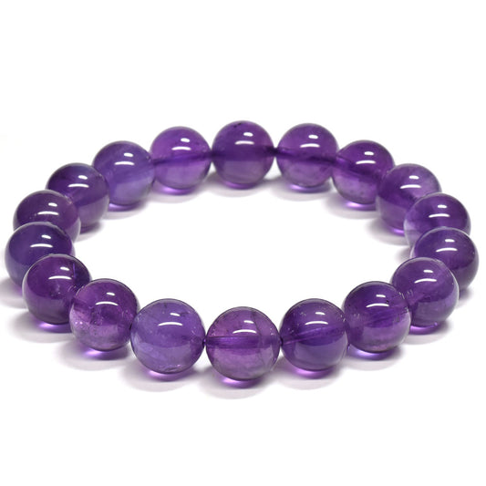 アメジスト ブレスレット 11.5mm #RL186 - premium stone gallery