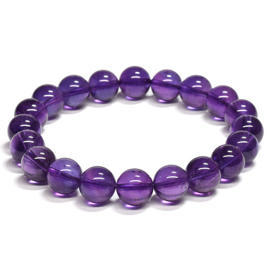 アメジスト ブレスレット 9.5mm #RL189 - premium stone gallery