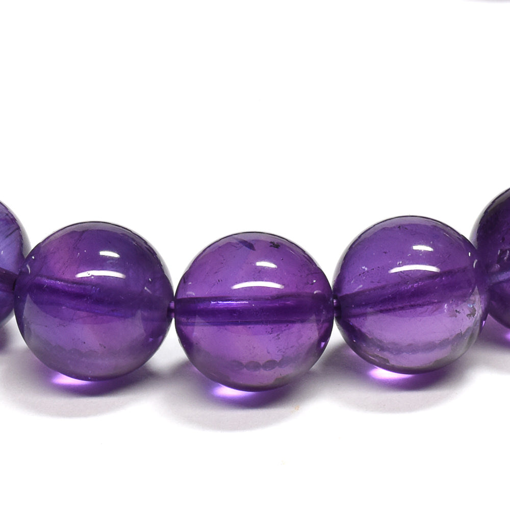 [高品質]アメジスト ブレスレット 9.5mm #RL189