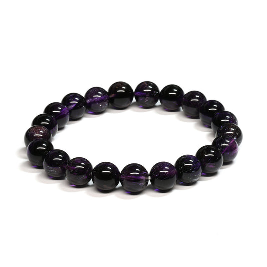 [限定販売] ゲーサイトインアメジスト ブレスレット 9mm #RL222