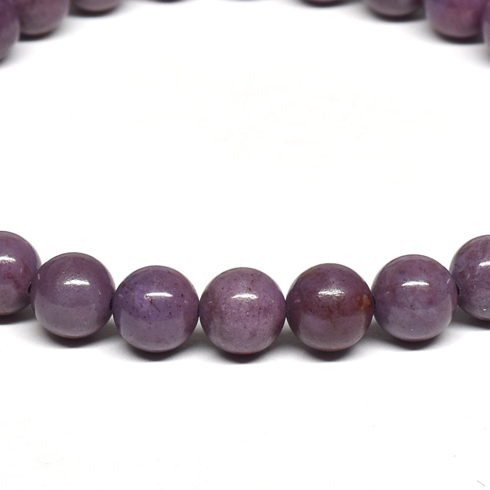 トルコ翡翠（バイオレット・ジェード） ブレスレット 6.5mm #RL271