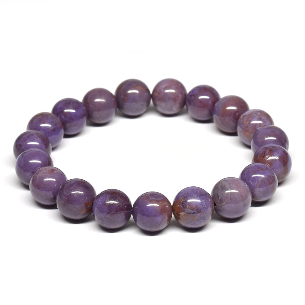 トルコ翡翠（バイオレット・ジェード） ブレスレット 10.5mm #RL274