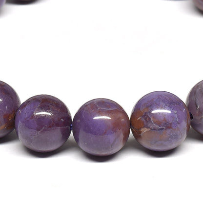 トルコ翡翠（バイオレット・ジェード） ブレスレット 10.5mm #RL274