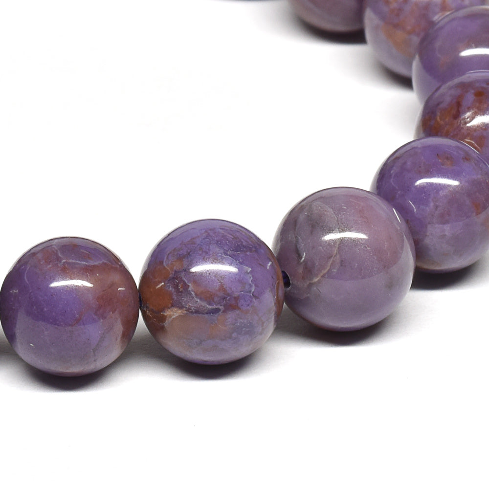 トルコ翡翠（バイオレット・ジェード） ブレスレット 10.5mm #RL274