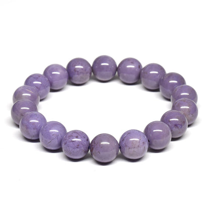 [鑑別付]トルコ翡翠（バイオレット・ジェード） ブレスレット 11mm #RL275