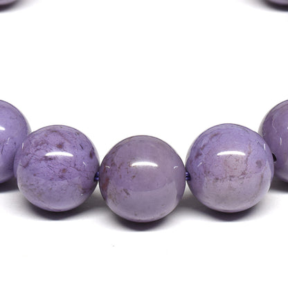 [鑑別付]トルコ翡翠（バイオレット・ジェード） ブレスレット 11mm #RL275