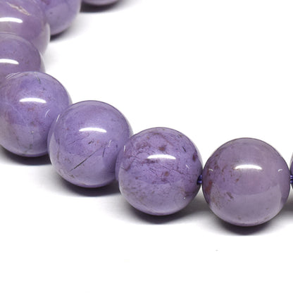 [鑑別付]トルコ翡翠（バイオレット・ジェード） ブレスレット 11mm #RL275