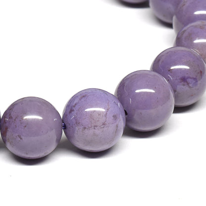 [鑑別付]トルコ翡翠（バイオレット・ジェード） ブレスレット 11mm #RL275