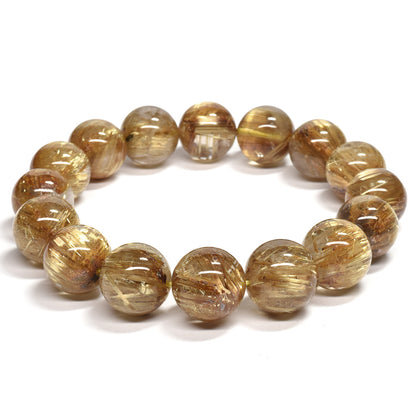 タイチンルチルクォーツ ブレスレット 13-14.5mm #RL510