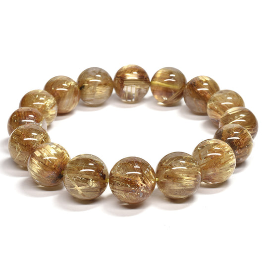 タイチンルチルクォーツ ブレスレット 13-14.5mm #RL510