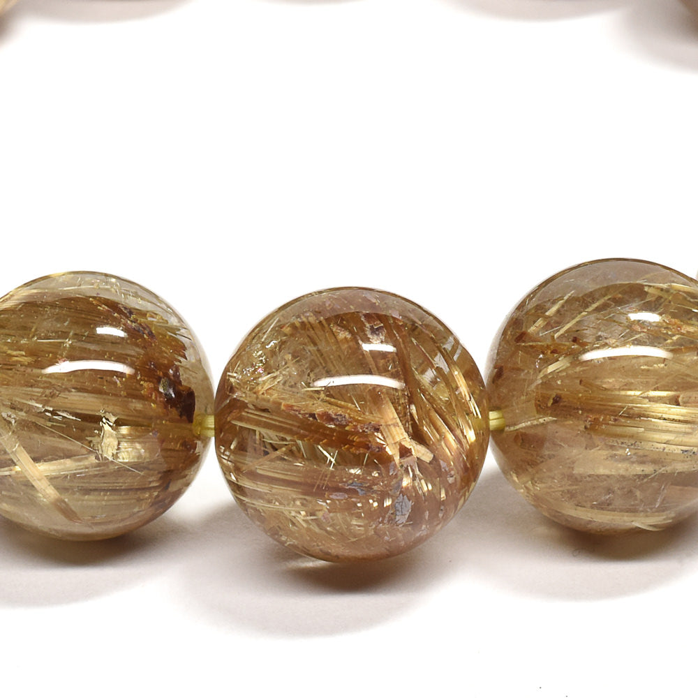 タイチンルチルクォーツ ブレスレット 13-14.5mm #RL510