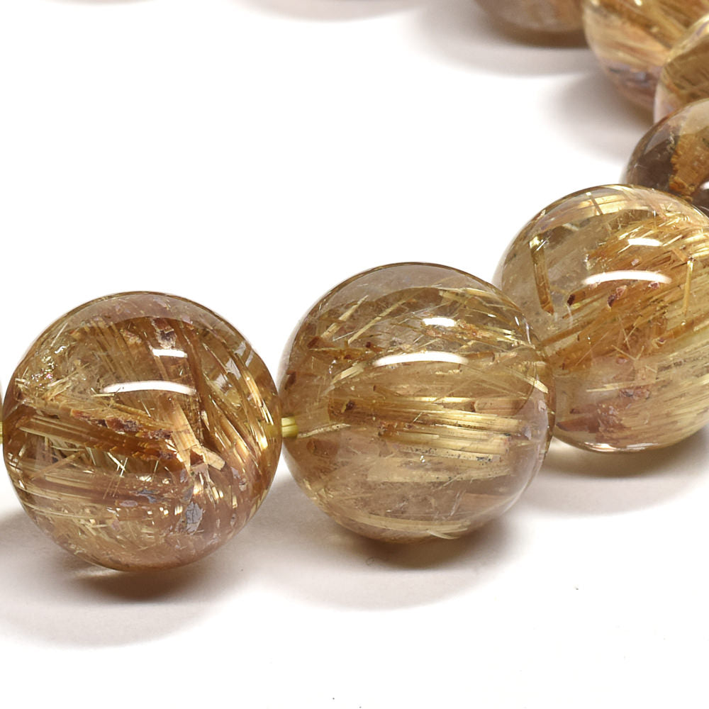 タイチンルチルクォーツ ブレスレット 13-14.5mm #RL510