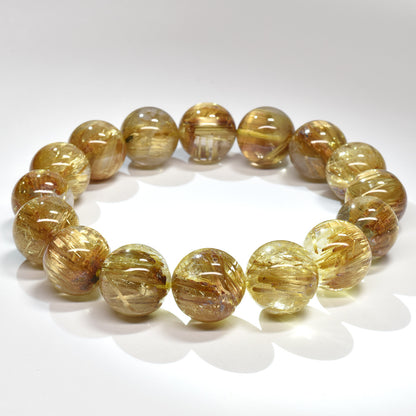 タイチンルチルクォーツ ブレスレット 13-14.5mm #RL510