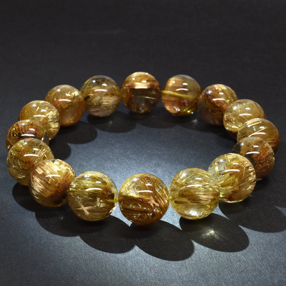 タイチンルチルクォーツ ブレスレット 13-14.5mm #RL510