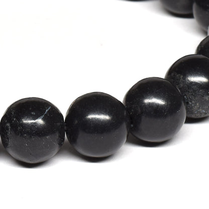 北海道産 ブラックシリカ ブレスレット 10mm #RM002