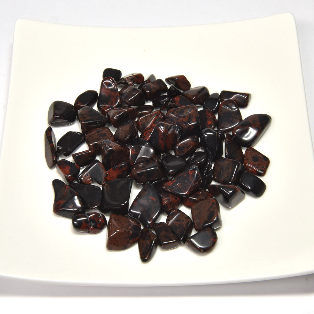 北海道産 紅十勝石（ヴァーミリオンオブシディアン） さざれ 100g #RM008