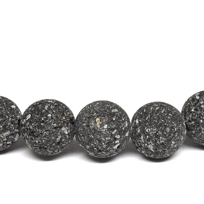 群馬県産 鬼押出し石（浅間山溶岩） ブレスレット 8mm #RM009