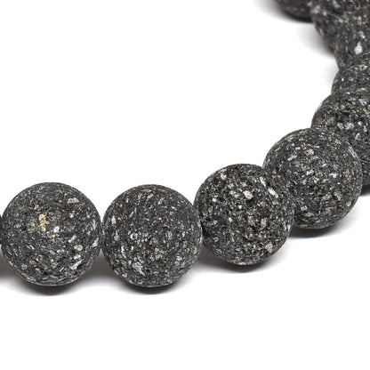 群馬県産 鬼押出し石（浅間山溶岩） ブレスレット 8mm #RM009