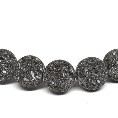 群馬県産 鬼押出し石（浅間山溶岩） ブレスレット 8mm #RM011