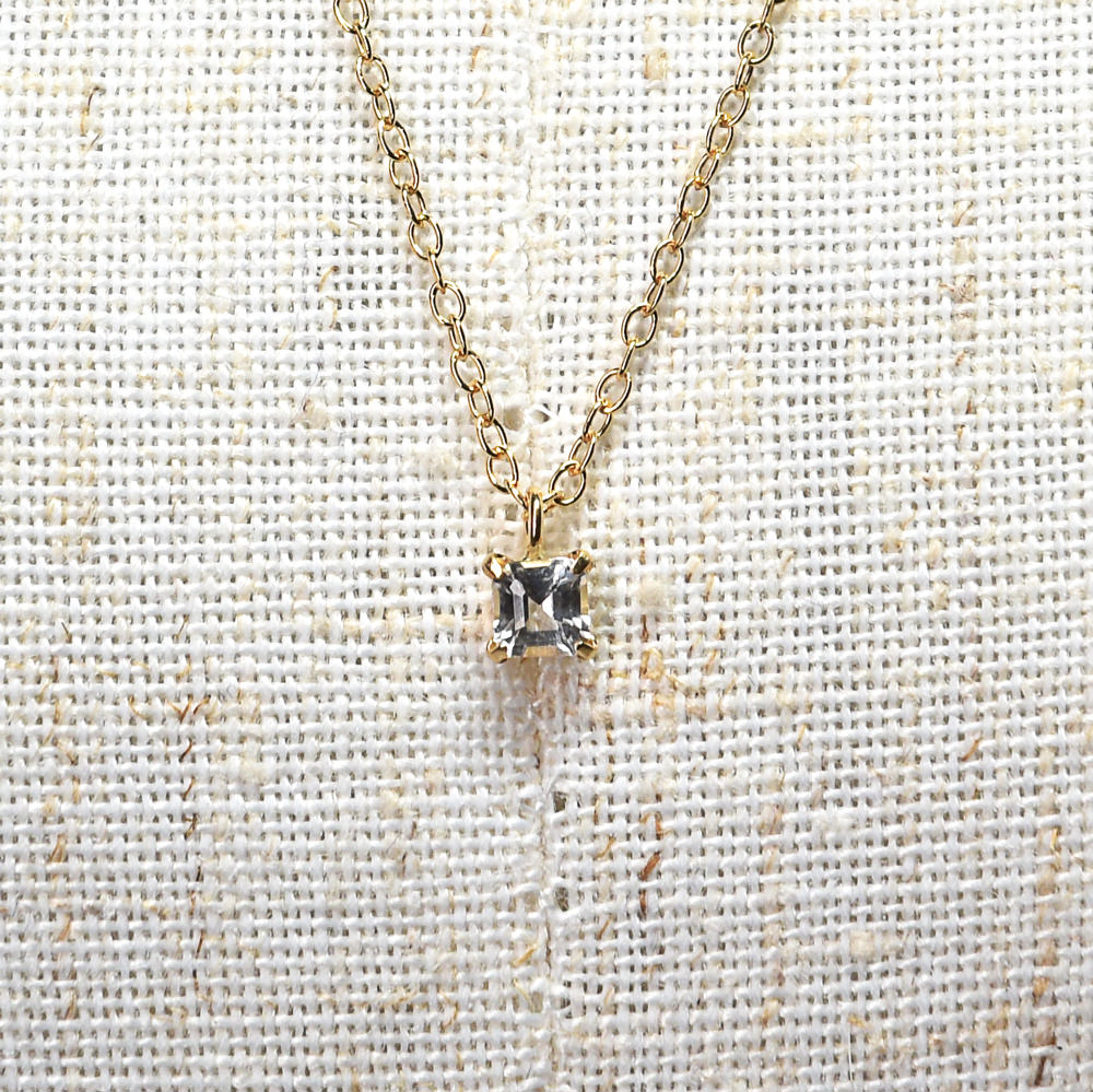 フェナカイト ネックレス 3.3x3.0x2.2mm #RM012