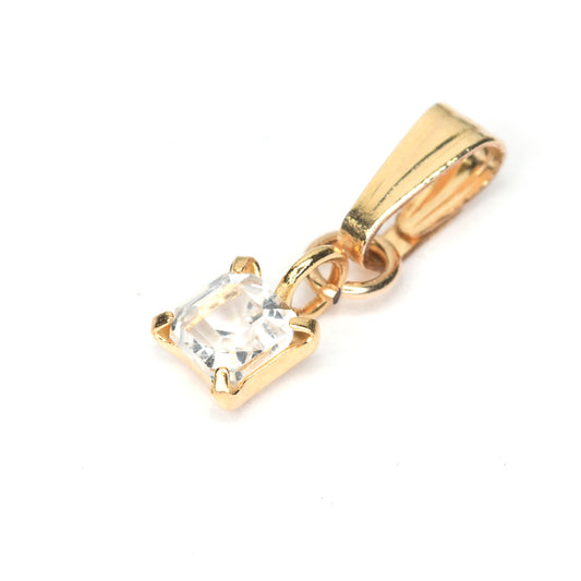 フェナカイト ペンダントトップ 3.3x2.9x2.1mm #RM013