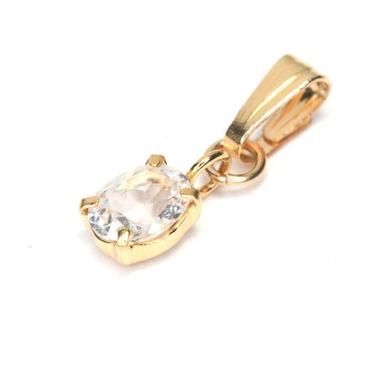 フェナカイト ペンダントトップ 4.4x3.8mm #RM015