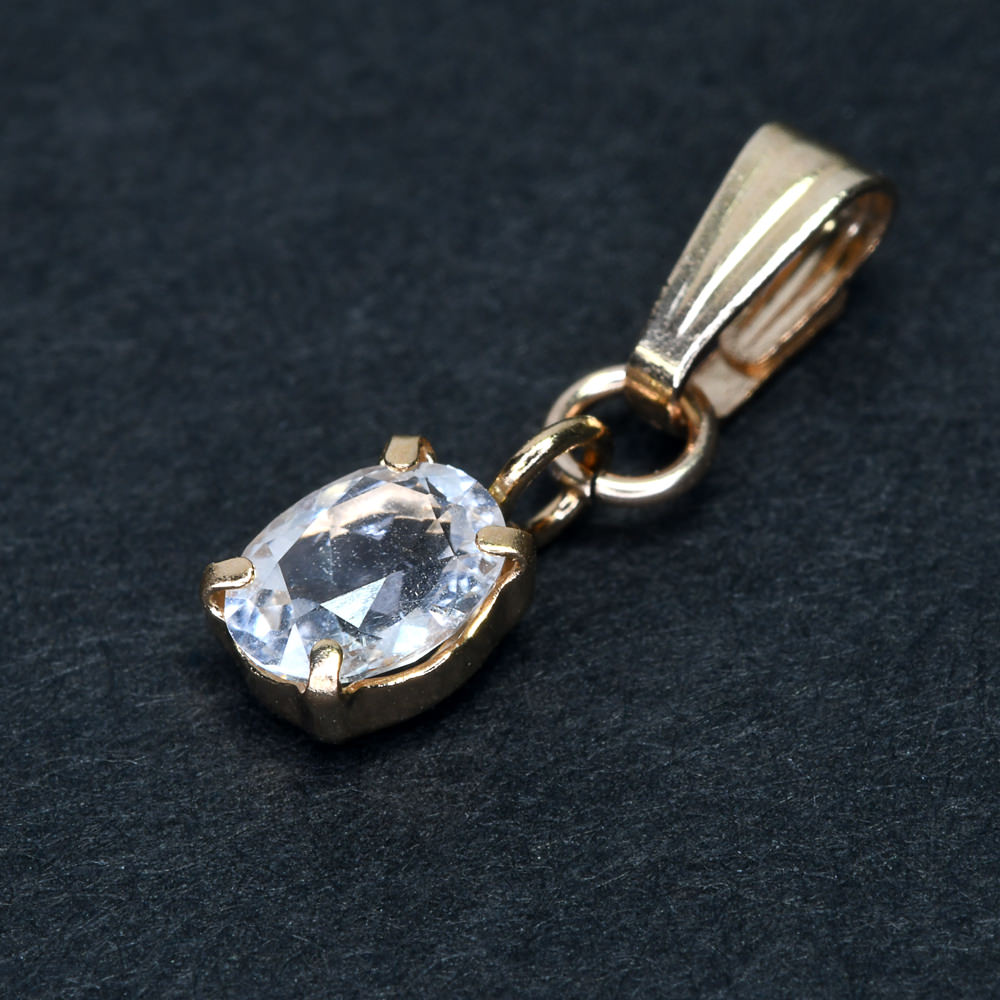 フェナカイト ペンダントトップ 4.4x3.8mm #RM015