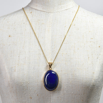 ラピスラズリ  ペンダントトップ 24.8x17.8x7.6mm #RM016