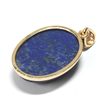 ラピスラズリ  ペンダントトップ 24.8x17.8x7.6mm #RM016