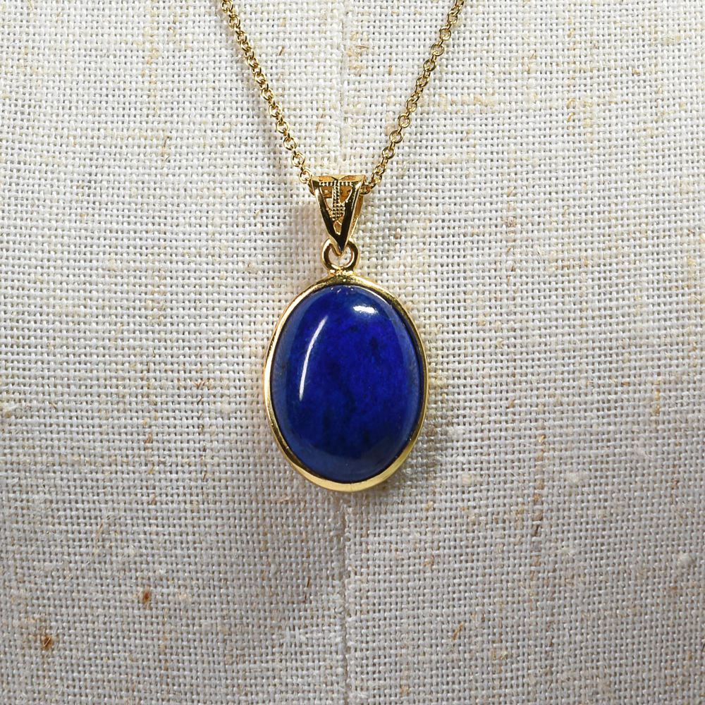 ラピスラズリ  ペンダントトップ 15.6x11.8x5.4mm #RM018