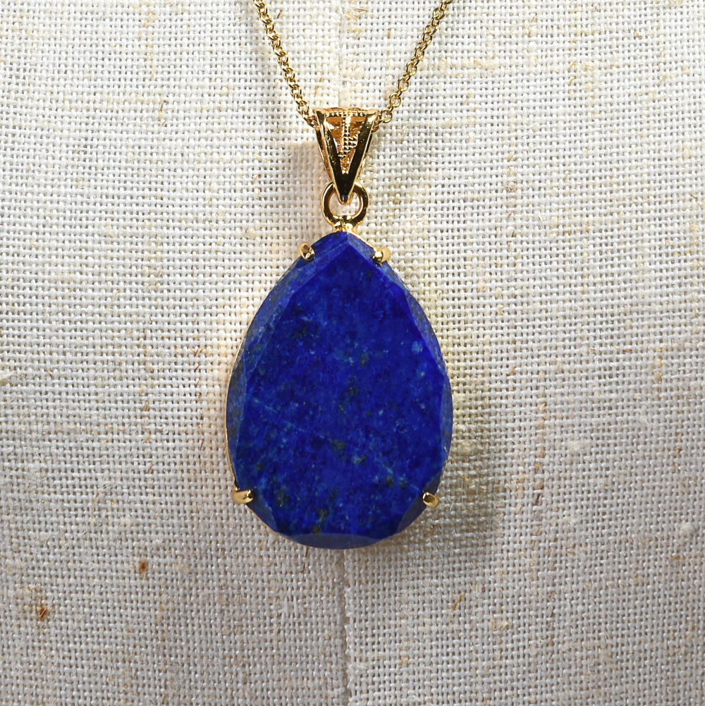 ラピスラズリ  ペンダントトップ 25x18x4.4mm #RM019