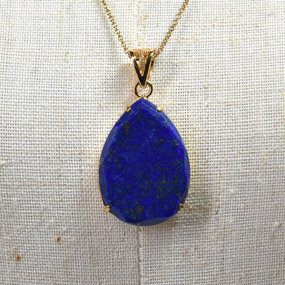 ラピスラズリ  ペンダントトップ 25x18x4.8mm #RM020